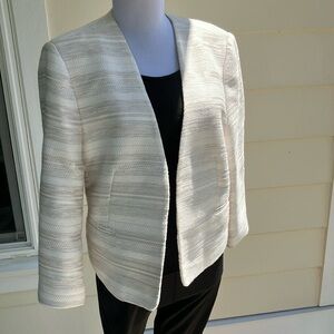 Melanie Lynn classic  Cream Women's Jacket